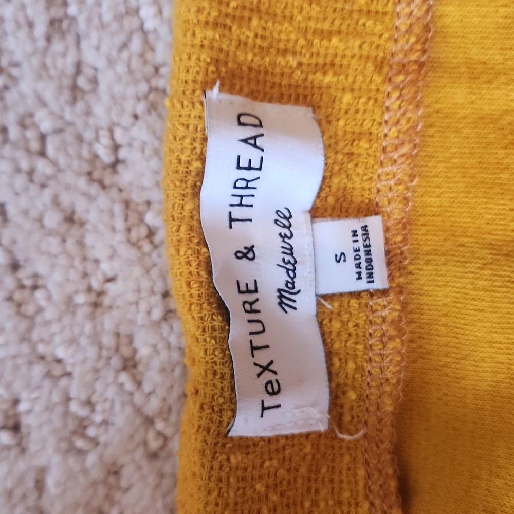 Madewell Cutesy Mustard Dress - Picture 3 of 3